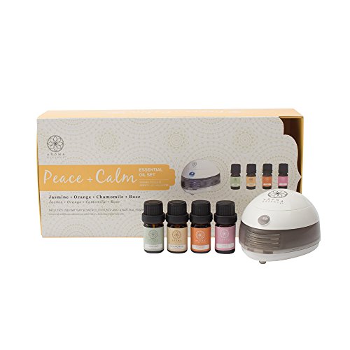 Amazon Com Aroma Essence Essential Oil Set Aromatheraphy Diffusers Jasmine Orange Chamomile Rose Beauty