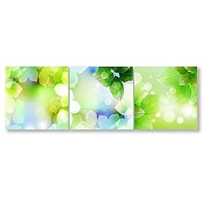 Romantic Flower Home Artwork for Living Room Bedroom x3 Panels