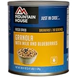 Mountain House Granola with Milk &amp; Blueberries #10 Can