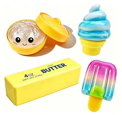 SLEEPHEAD® Glitter Dumpling Squishy Mystery Box， Butter Squishy , Ice Cream Squishy Toy， popsicle Squishy Set