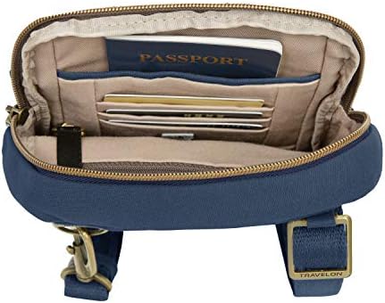 Travelon: Anti-Theft Courier Small N/s Slim Travel Bag - Navy 6 Travelon: Anti-Theft Courier Small N/s Slim Travel Bag - Navy