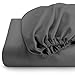 Bare Home Fitted Bottom Sheet Full Size - Premium 1800 Microfiber - Ultra-Soft Hotel Luxury - Deep Pocket - Durable and Long Lasting (Full, Grey)