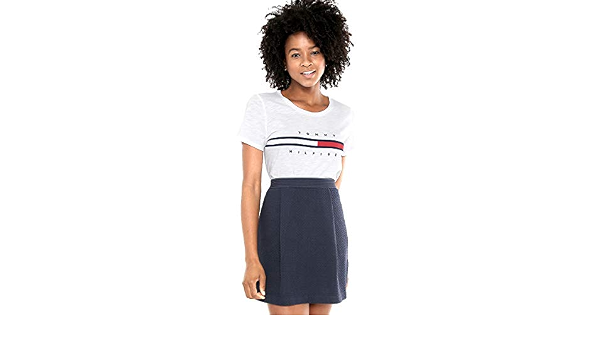 Tommy Hilfiger Playera Blanca Playera para Mujer Blanco Talla M :  Amazon.com.mx: Ropa, Zapatos y Accesorios