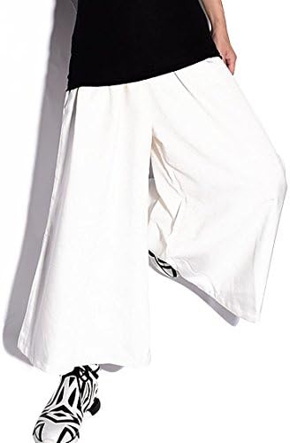 Amazon Alleglo アレグロ オリジナルブランド 日本製無地ロング丈ガウチョパンツ 袴パンツ ホワイト 白 メンズファッション ロング パンツ 通販