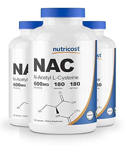 nutricost acetyl l-carnitine Nutricost N-Acetyl L-Cysteine (NAC) 600mg; 180 Caps (3 Bottles) in Saudi Arabia