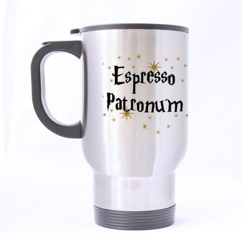 Amazon Com Fantastic Mug Espresso Patronum Custom Stainless Steel Travel Mug Kitchen Dining