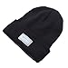 VANCIC Ultra Bright 5 LED Hands Free Unisex Lighted Beanie Cap/Hat Power Stocking - 12000MCD of Flashlight for Outdoors Sports,Hunting, Camping, Grilling, Jogging, Fishing, Handyman Working (Black)
