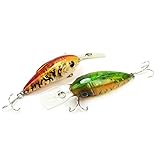 Flashing LED Light Fishing Lure Baiting Deepwater Crank Bass Pike Casting Bait