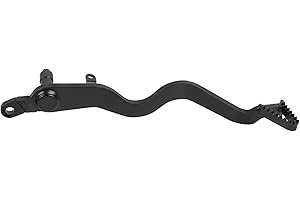 PIKPOP Motorcycle Rear Brake Lever Foot Pedal Compatible with Kawasaki KLX250 2009-2020 KLX300 KLX300R KLX300SM 2020-2025(Black)