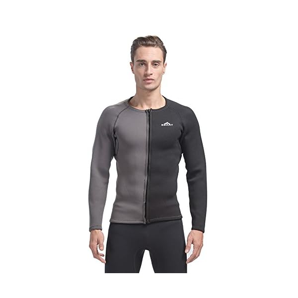 Mens-Premium-Neoprene-3mm-Waterman-Wetsuit-Jacket