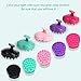 Hair Scalp Massager Shampoo Brush | Sumi Eco Silicone Scalp Care Comb with Soft Bristles | Tourmaline contained | Multiple Colors (1. Mint)