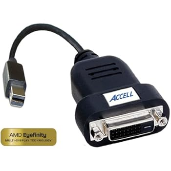Accell Mini DisplayPort to DVI-D Single-Link Adapter - AMD Eyefinity Certified