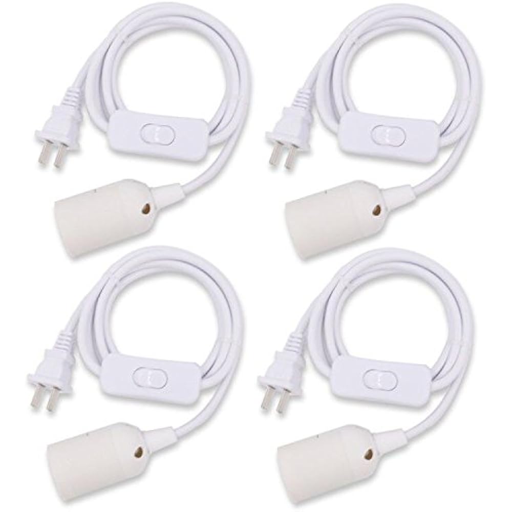 4 Pcs E26 Hanging Lantern Cord On/Off Switch, Light Socket 10.86 Inch Extension eBay