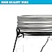 Silver Stainless Steel mason jar hanger, mason jar hooks, Wire Handles (Handle-Ease) for Mason, Ball, Canning Jars (8 Pcs, Regular Mouth)