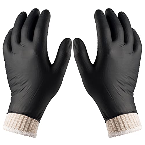 Nechtik BBQ Gloves disposable 4 Cotton Glove Liners and 100