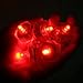 SOKATON Submersible Tea Light Battery Operated Waterproof LED Tealights Underwater Vase Light for Christmas Xmas Holloween Party Wedding Decoration - Pack of 12 - Red