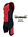 Kona II Men's Triathlon Suit - Sleeveless Speedsuit Skinsuit Trisuit with Storage Pocket and Bonus Race Bib Belt
