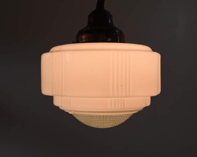 Amazon Co Jp 古い乳白ガラスの電笠 アンティークアトリエ照明乳白ガラス電笠電傘ガラスシェード吊り照明和ガラス店舗什器カフェ什器 Hobby Amazon Co Jp 古い乳白ガラスの電笠 アンティークアトリエ照明乳白ガラス電笠電傘ガラスシェード吊り照明和ガラス店舗什器カフェ什器 Hobby