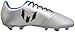 adidas Performance Kids' Messi 16.3 Firm Ground Soccer Shoe (Little Kid/Big Kid), Silver Metallic/Black/Shock Blue, 5 M US Big Kid