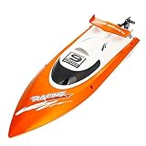 Feilun FT009 2.4G 4 channel 4CH Wireless Remote Control RC Racing Boat with Water Cooling System Orange