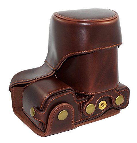 Kameratasche mit Stativ-Design, für Sony ILCE6000 a6000 mit 16-50 mm Objektiv, Dunkelbraun – Bild 8