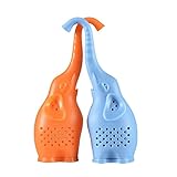 Wilker Silicone Tea Infuser, Creative Elephant Tea Strainer（pack of 2）