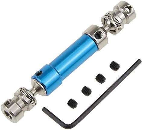 Rear Center Drive Shaft Transmission RC Hobby Model Car 1-12 Wltoys 12428 12423 FY03 12628 Short Course Desert Buggy Off-Road 1Pcs (Blue)