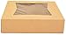 Southern Champion Tray 24233K Kraft Paperboard Window Bakery Box, 10