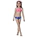 Kokowaii Fancy Girls' 2023 Swimming Mermaid Tail 7-8Years, 3 Sets/Top+Underwear+Dress