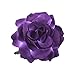 Lovefairy Beautiful Rose Flower Hair Clip Pin up Flower Brooch For Party Travel Festivals (Dark Purple)