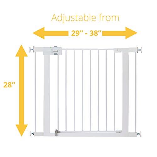 Safety 1st Pressure Mount Easy Install Walk Thru Gate, Fits Spaces between 29" and 38" Wide