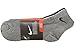 NIKE Unisex Performance Cushion Quarter Training Socks (3 Pairs), Grey/White/Black, X-Large
