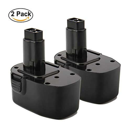 Creabest New DEWALT DW9094 14.4V 3000mAh Ni-MH Battery Replacement for DEWALT DC9094 DW9091 DW9094 DW935 DC9091 DE9091 DE9038 DE9094 DE9092 DE9031 DE9502 DEWALT 14.4V Ni-HM Tool Battery(Pack of 2)