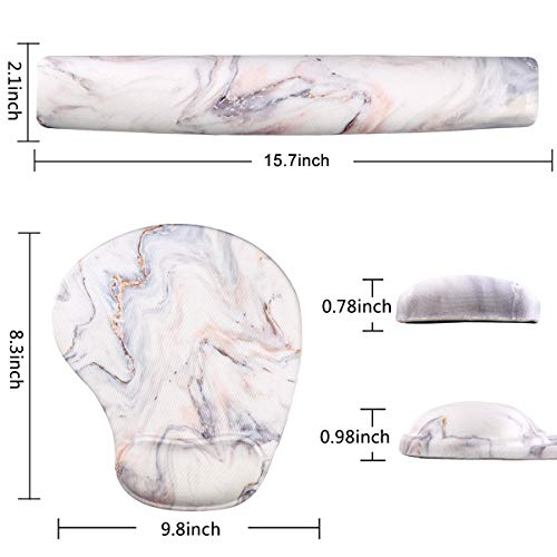 image for Anyshock Keyboard Wrist Rest and Mouse Wirst Rest Support Memory Foam 