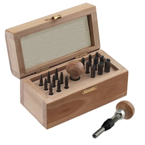 Professional jeweler s 18pc bezel jewel setting punch s…