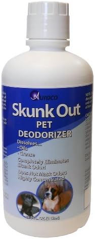 Auraco Skunk Out Pet Deodorizer, 32 Fluid Ounce