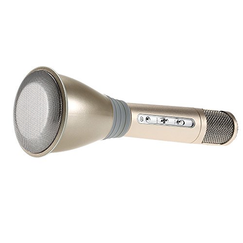 Karaoke Microphone Wireless, FeBite Handheld Singing Machine Condenser Magic Mic Microphones with Bluetooth Speaker Compatible with iPhone/ iPad/ iPod/ Samsung Sony HTC Lumia Smartphones Tablet PC