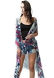 Women's Fashion Sleeveless Asymetric Hem Open Front Vest Waistcoat Cardigan Cover Up