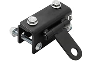 Bumper Hitch Adjustable Heavy Duty Carbon Steel Towing Kit with Safety Lock for Polaris for Ski-Doo Cat Snowmobile ATV Traile