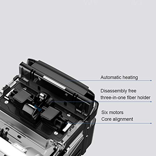41hWA9%2BVg1L D YEDEMC SM&MM Automatic Intelligent Optical Fiber Fusion Splicer Optical Fiber Welding Splicing Machine (Ai-7C) & Fiber Cleaver Kit - Image 6