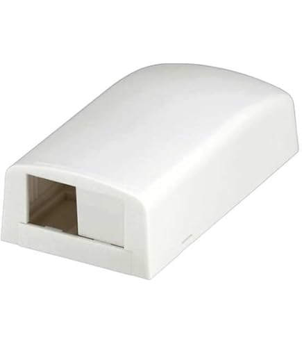 Amazon.com: Panduit CBX1WH-A 1-Port Surface Mounting Box for LD3