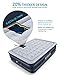 AYCLIF Air Mattress, Best Upgraded Inflatable Mattress with Built-in Electric Pump and Plush Top - Easy to Transport & Store Blow up Bed, Height 20