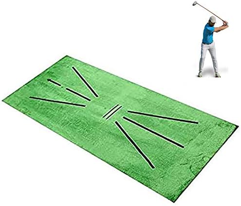 golf swing path training mat