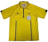 Murray Sporting Goods USSF Pro-Style Soccer Referee Jersey - Short Sleeve | Officials Yellow Short Sleeve Soccer Referee Shirt