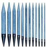 Lykke Needle Tips Driftwood, Interchangeable Indigo 17 US, 5"