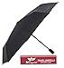 Woogwin Umbrella, Compact Travel Windproof Golf Umbrella, Sports Auto Open/close Rain Umbrella - Strong Frame Unbreakable - Colorful Portable Umbrella with Gift Box (Black)