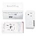 WiFi Smart Plug, EIVOTOR Wireless Socket Mini Outlet with Energy Monitoring Works with Amazon Alexa Echo Dot and Google Assistant, No Hub Required, APP Remote Control your Devices from Anywhere