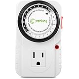 Century 24 Hour Plug-in Mechanical Timer Grounded