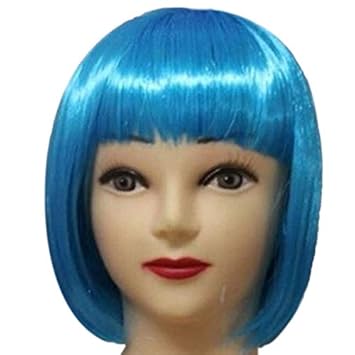 Fidgetgear Women Sexy Full Bangs Wig Short Wig Straight Bob Hair