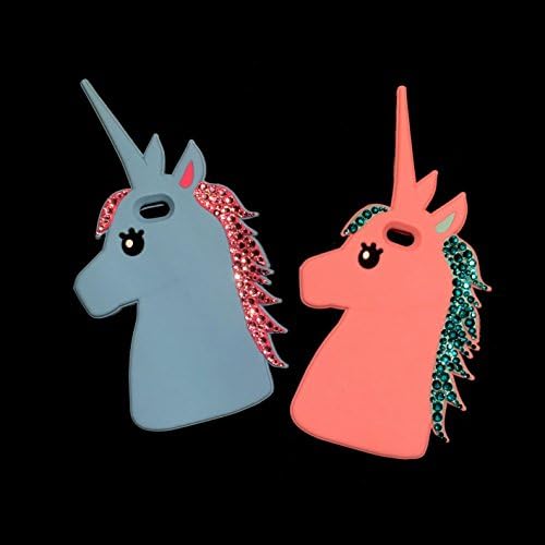 Unicorn BLING Phone Case - 3D Silicone Rubber for iPhone 6 and iPhone 6s